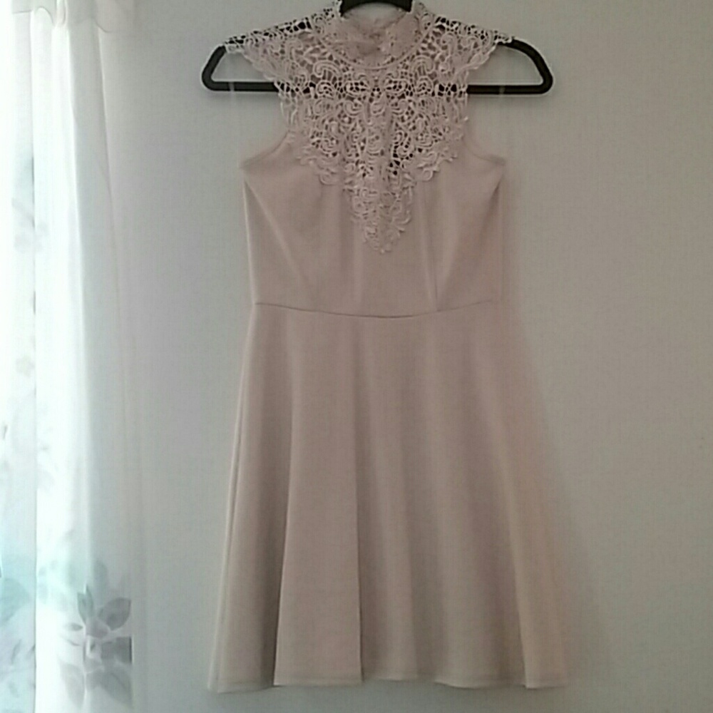 Cream Lace Dress
