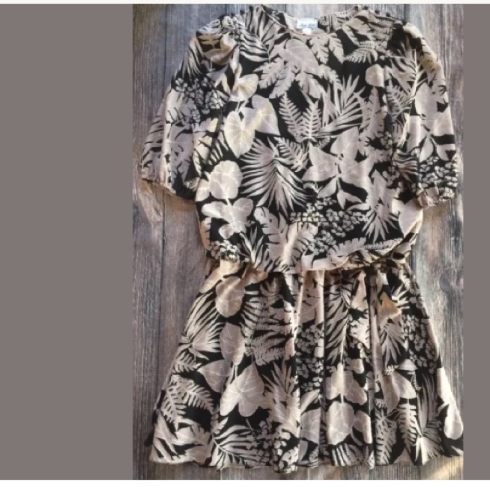 Women's Plus Dress Tunic SizE 16W Risa Ann Floral