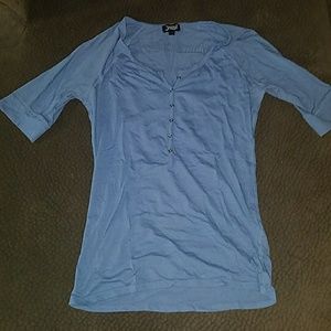 Jimmyz light blue mid sleeve shirt sz L