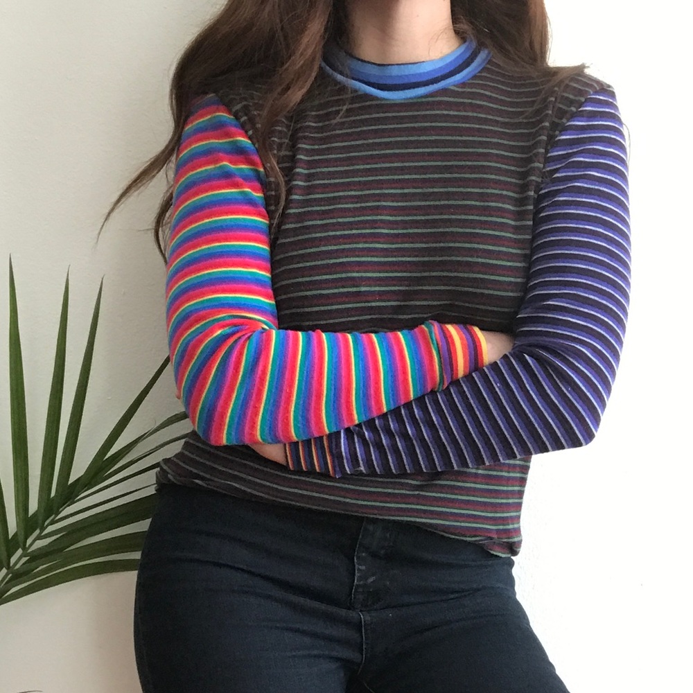 🌿SOLD🌿 vintage eclectic long sleeve shirt