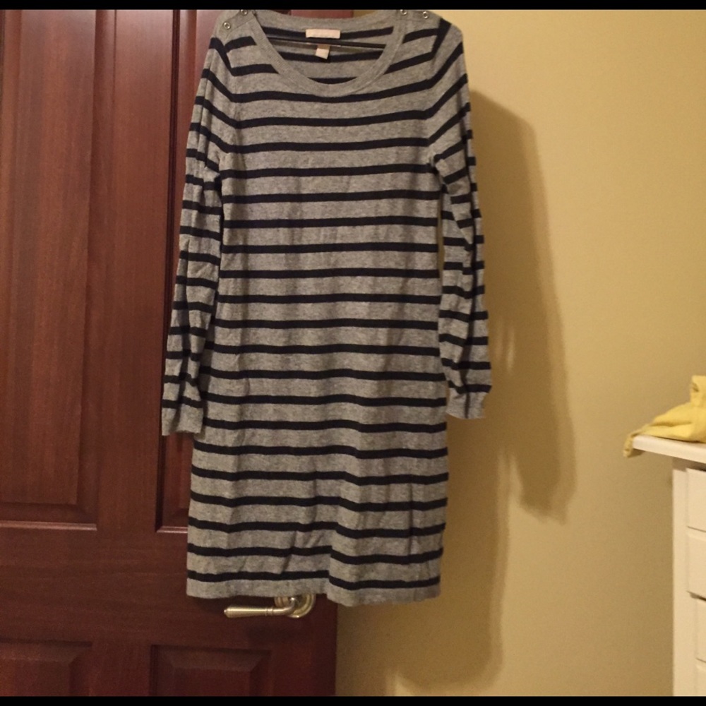 Banana republic striped sweater dress
