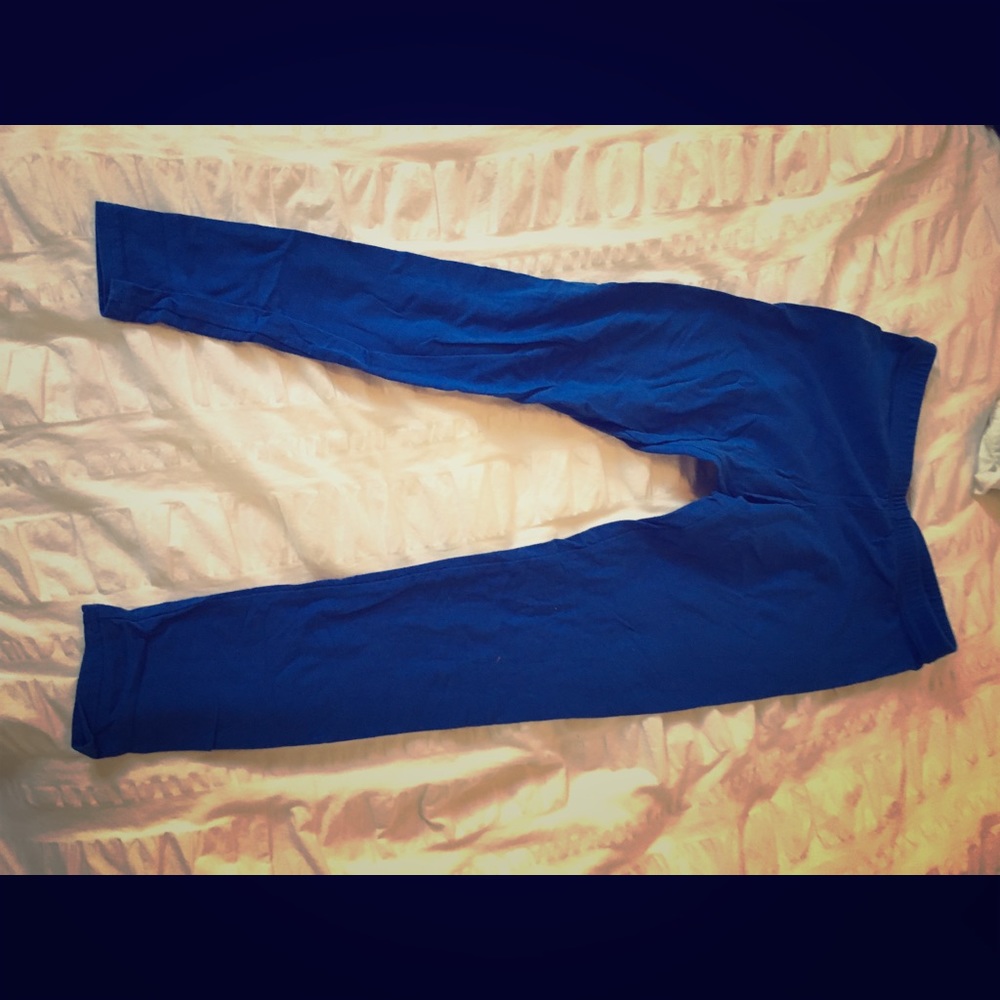 Royal blue leggings