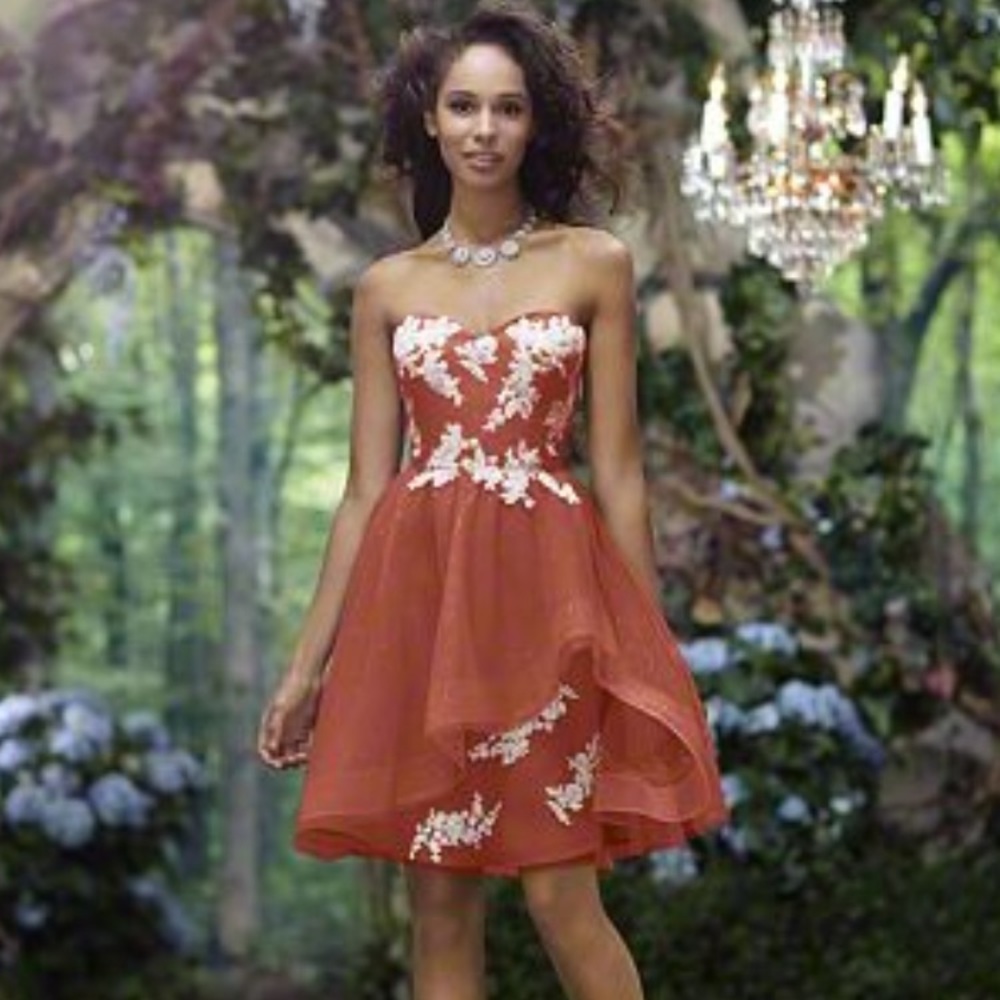 Asymmetric Hemline Fairy Tale Bridesmaid Dress