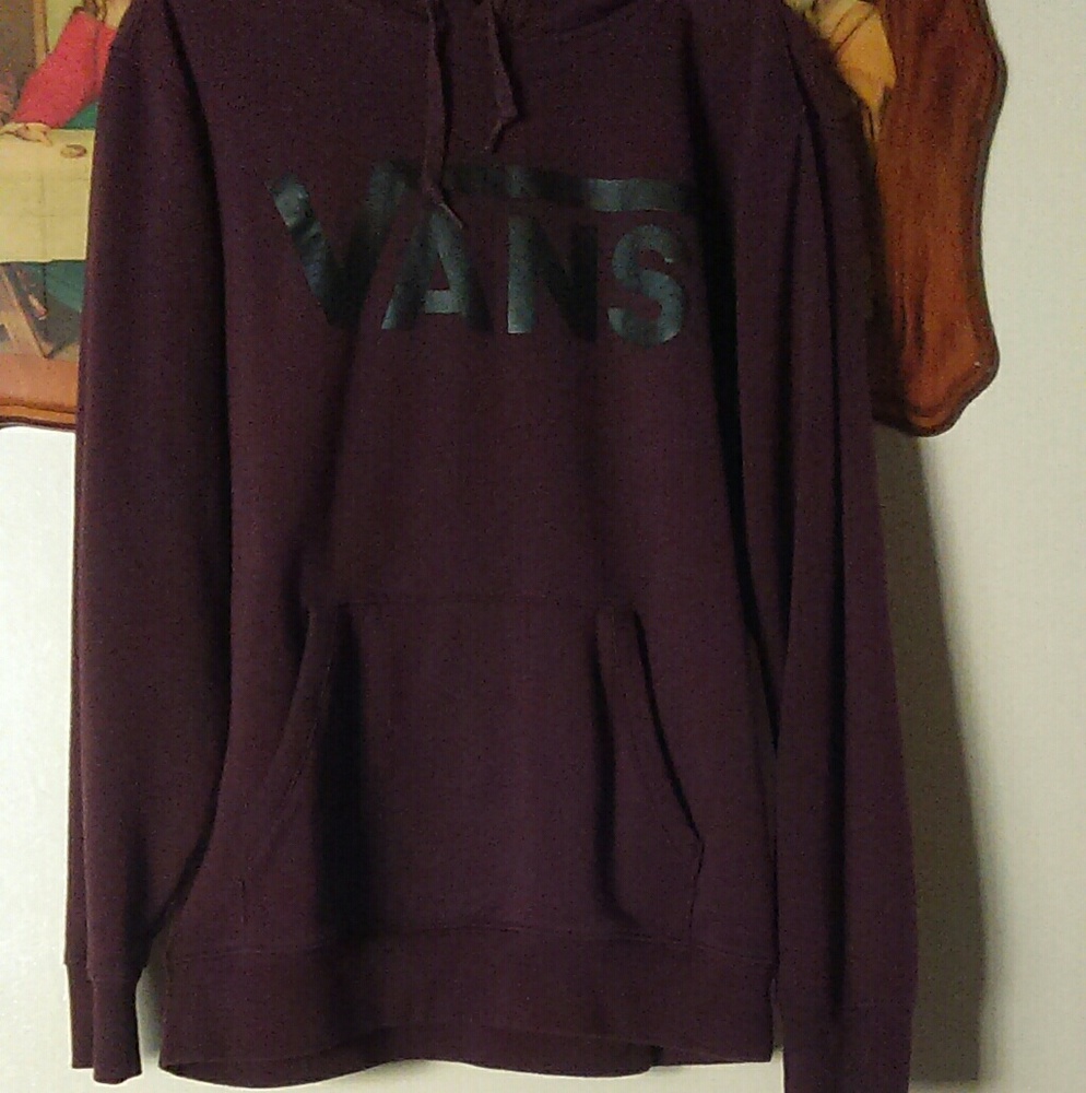 Vans burgundy sweater