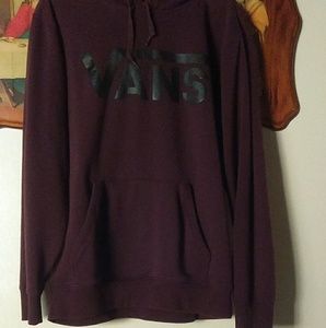 Vans burgundy sweater