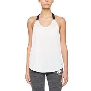 Women's Nike Elastika Solid Training Racer Tank  M