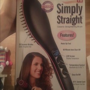 Simply Straight hair straightener brush