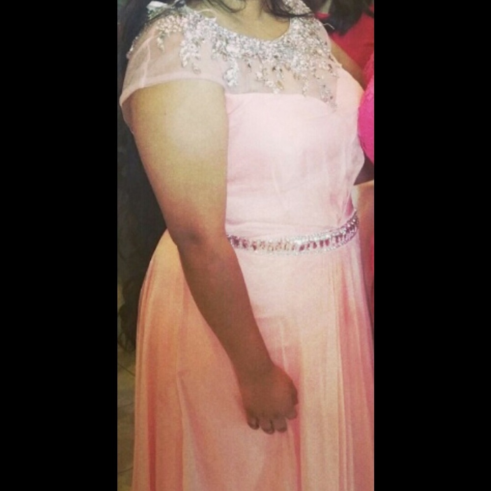 Pink formal dress