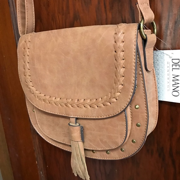 •Tan Crossbody• - Picture 2 of 8