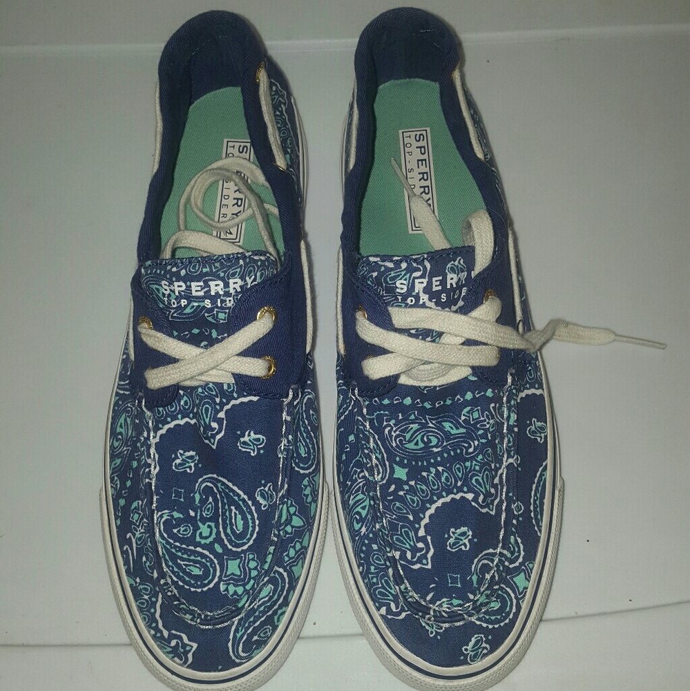 Sperry Paisley Boat Shoes