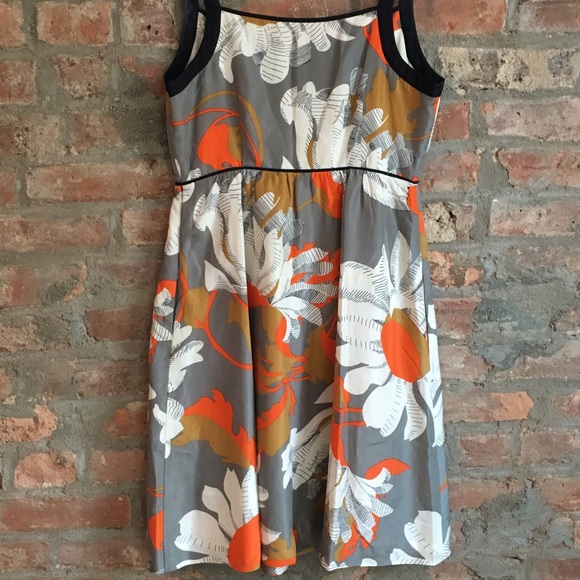 🎉 HP🎉 Anthro Silk Floral Print Dress ❤️ - Picture 3 of 4