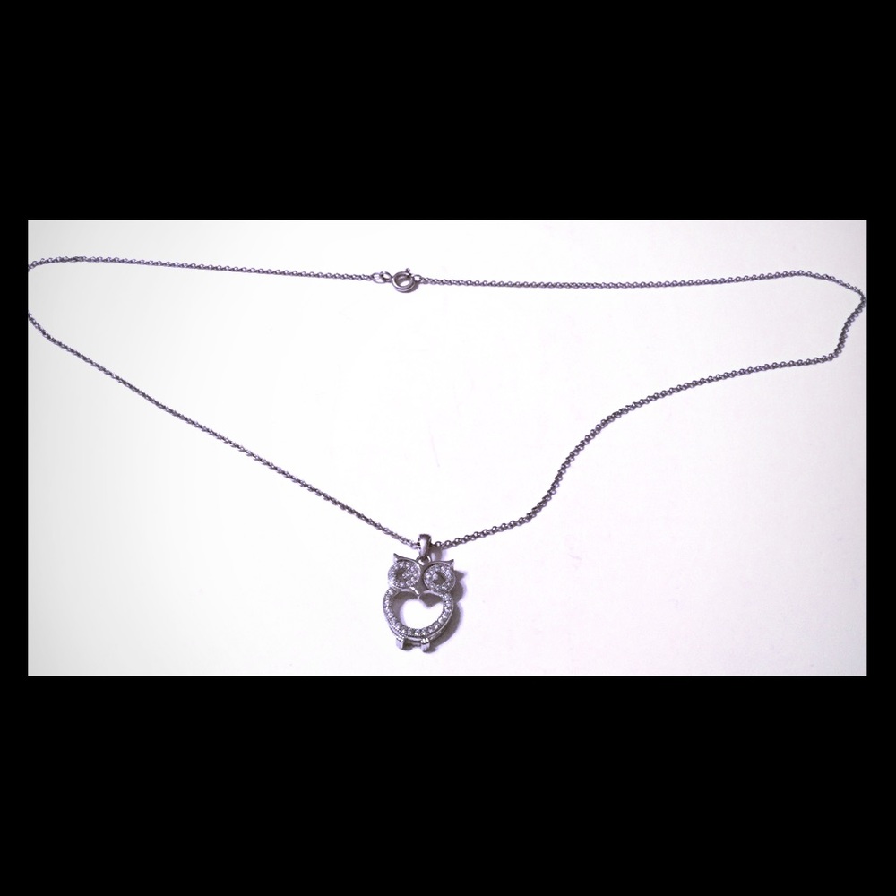 Sterling Silver owl necklace