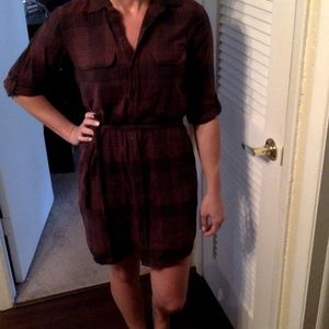 LOFT Dresses - Plaid LOFT shirtdress LOFT Dresses - Plaid LOFT shirtdress