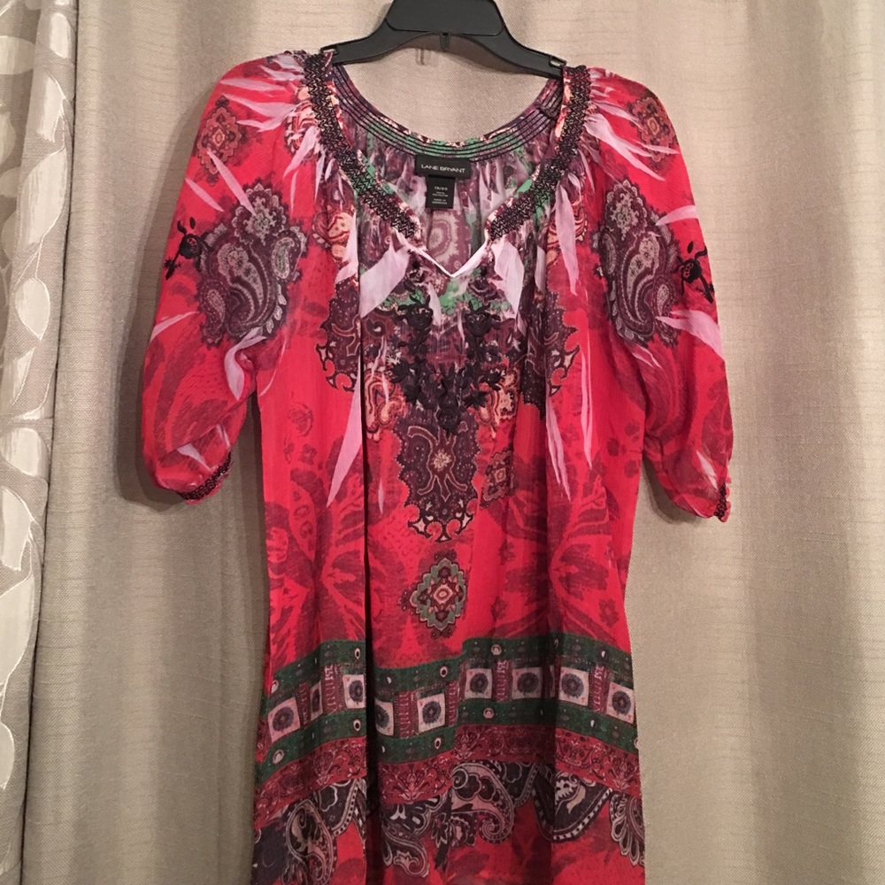 Lane Bryant sheer top