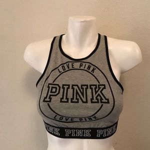 High neck cotton sports bra