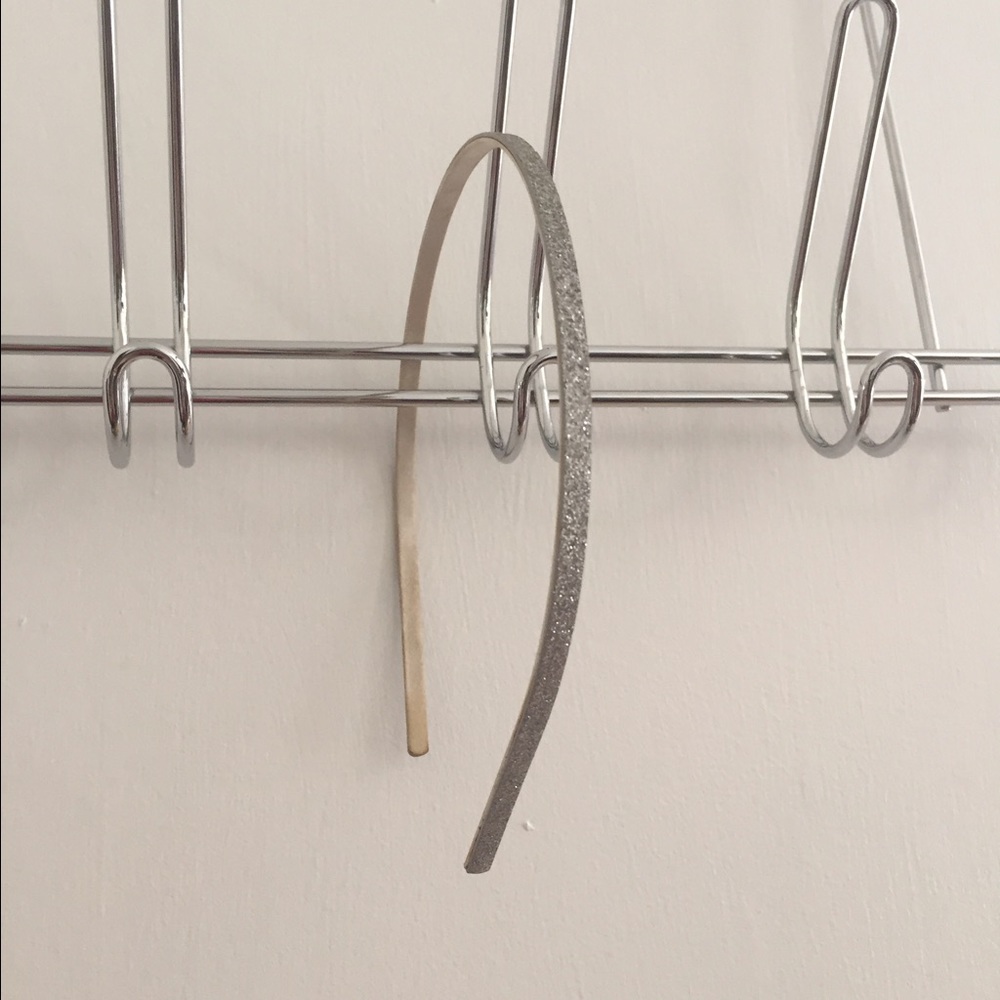 Metallic glitter headband