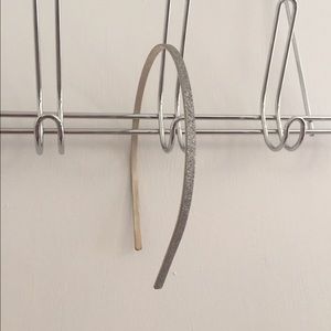 Metallic glitter headband