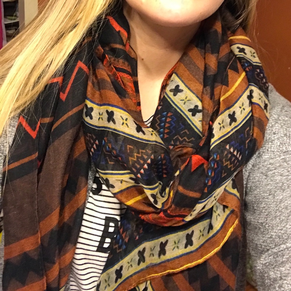Beautiful Fall Pattern Scarf