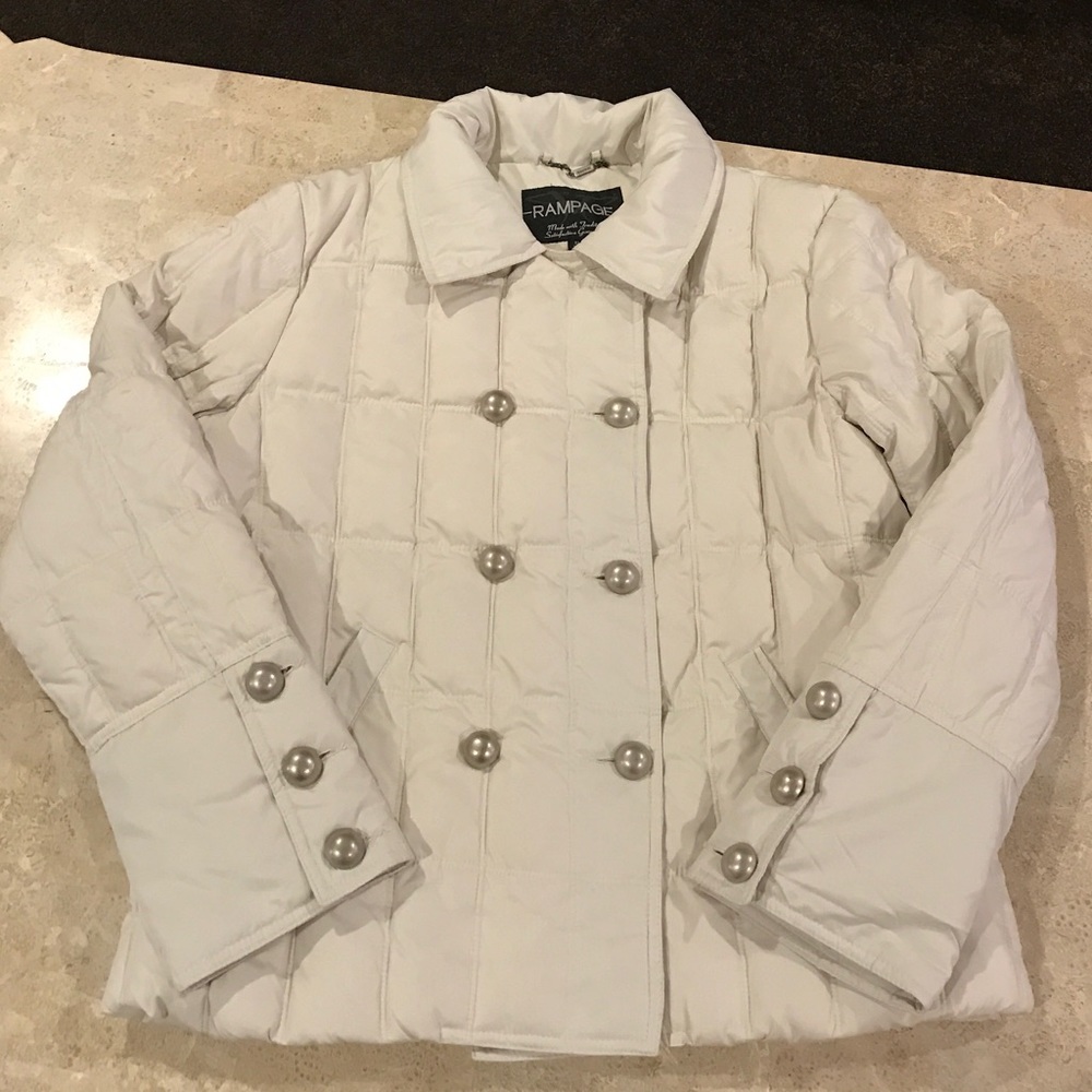NWOT Rampage Off White Jacket