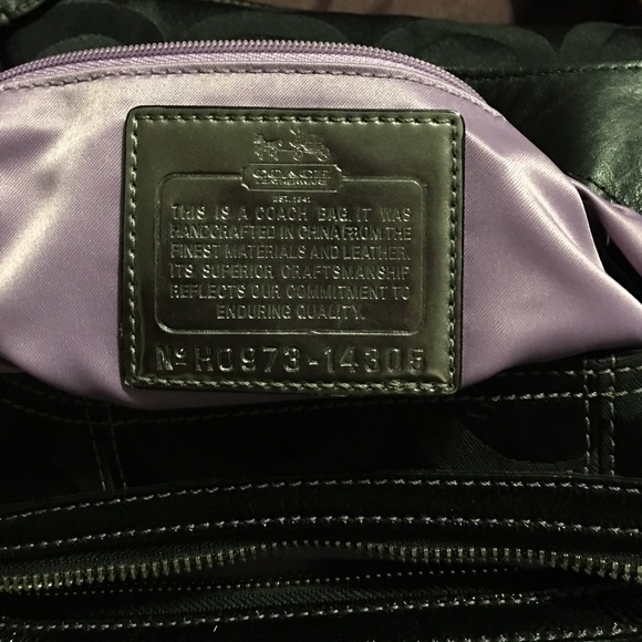 Black Coach bag - Picture 4 of 5