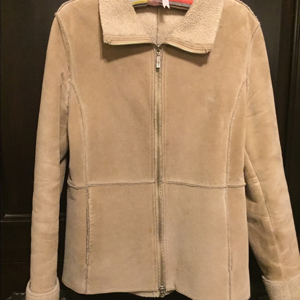 Guess genuine leather jacket