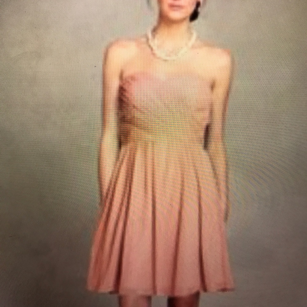 ABS SIGNITURE DESIGN STRAPLESS BALLERINA DRESS