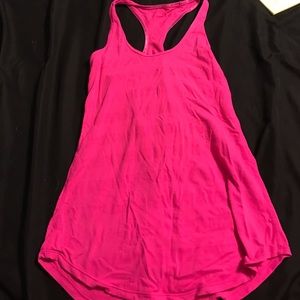 Pink lulu tank