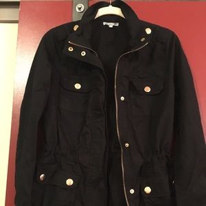 Black military inspired jacket