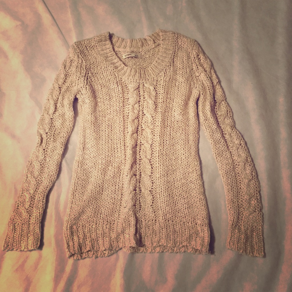 Old Navy long knit sweater