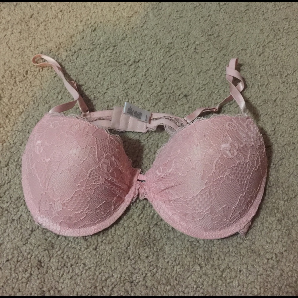 Pink bra