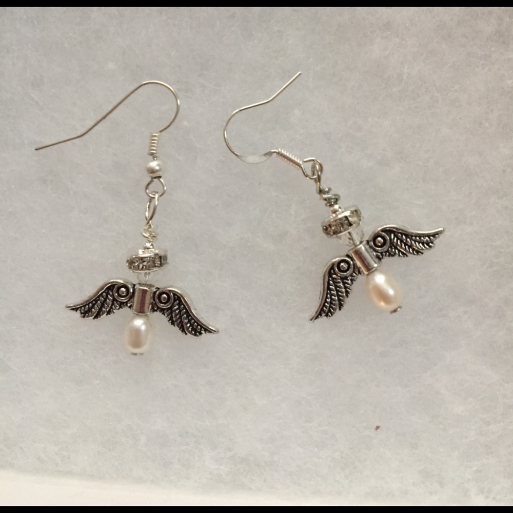 Hand beaded earrings