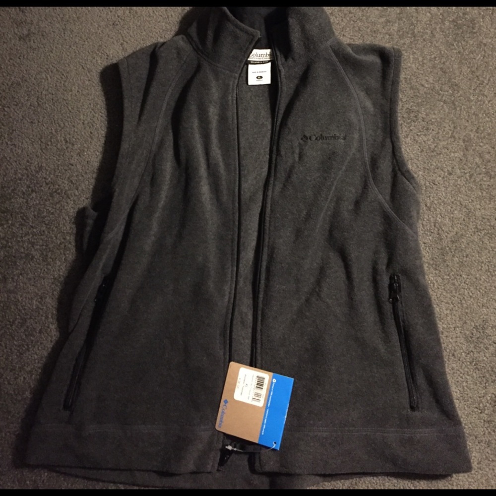 BNWT Columbia Sleeveless Fleece Zip Up