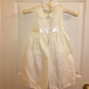 Princess Faith Ivory Girls Dress