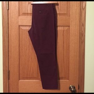Gap Burgundy Slacks SZ 12