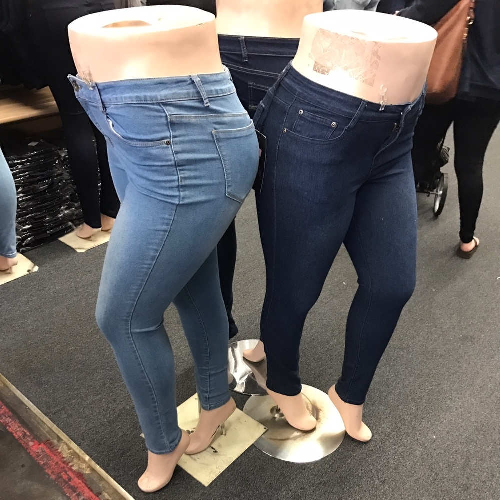 Plus size jeans