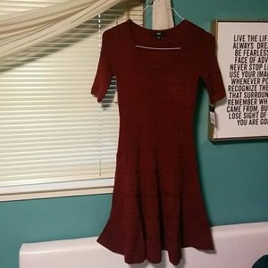 Knitted winter dress