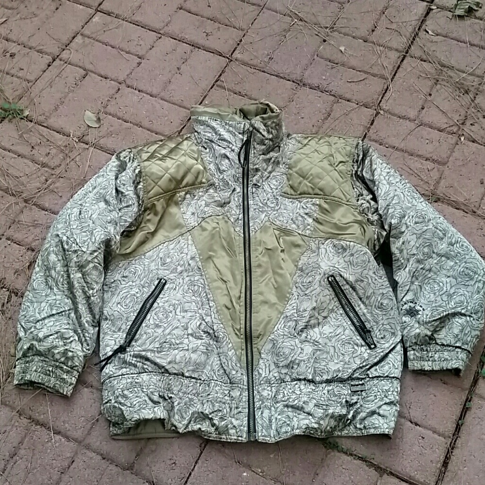 Vintage Edelweiss ski wear winter puffer jacket