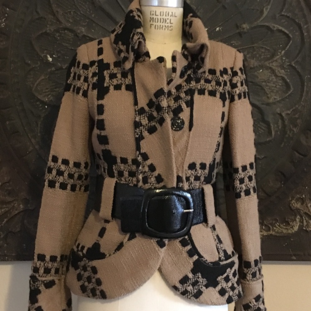 Beautiful, Classic, wool, tweed jacket.