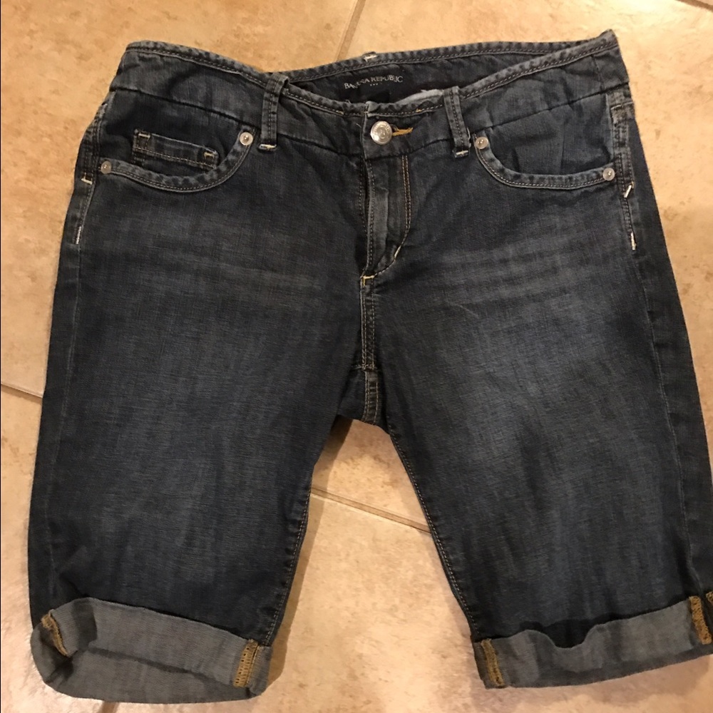 Banana Republic Bermuda Denim Shorts