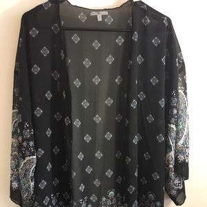 Charlotte Russe patterned kimono