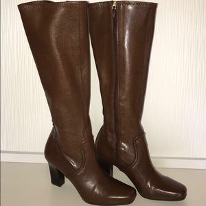 Cecilia Franco Sarto Vegan Leather 18" Boot