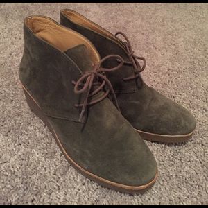 Lucky Brand x Sole Society Hunter Green Booties