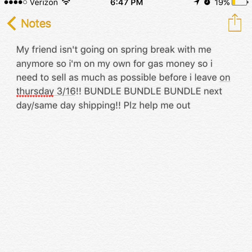 EVERYTHING NEEDS TO SELL