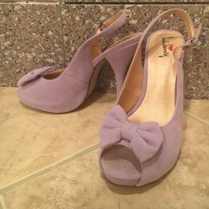 Light purple heels