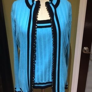 Belldini cardigan and top