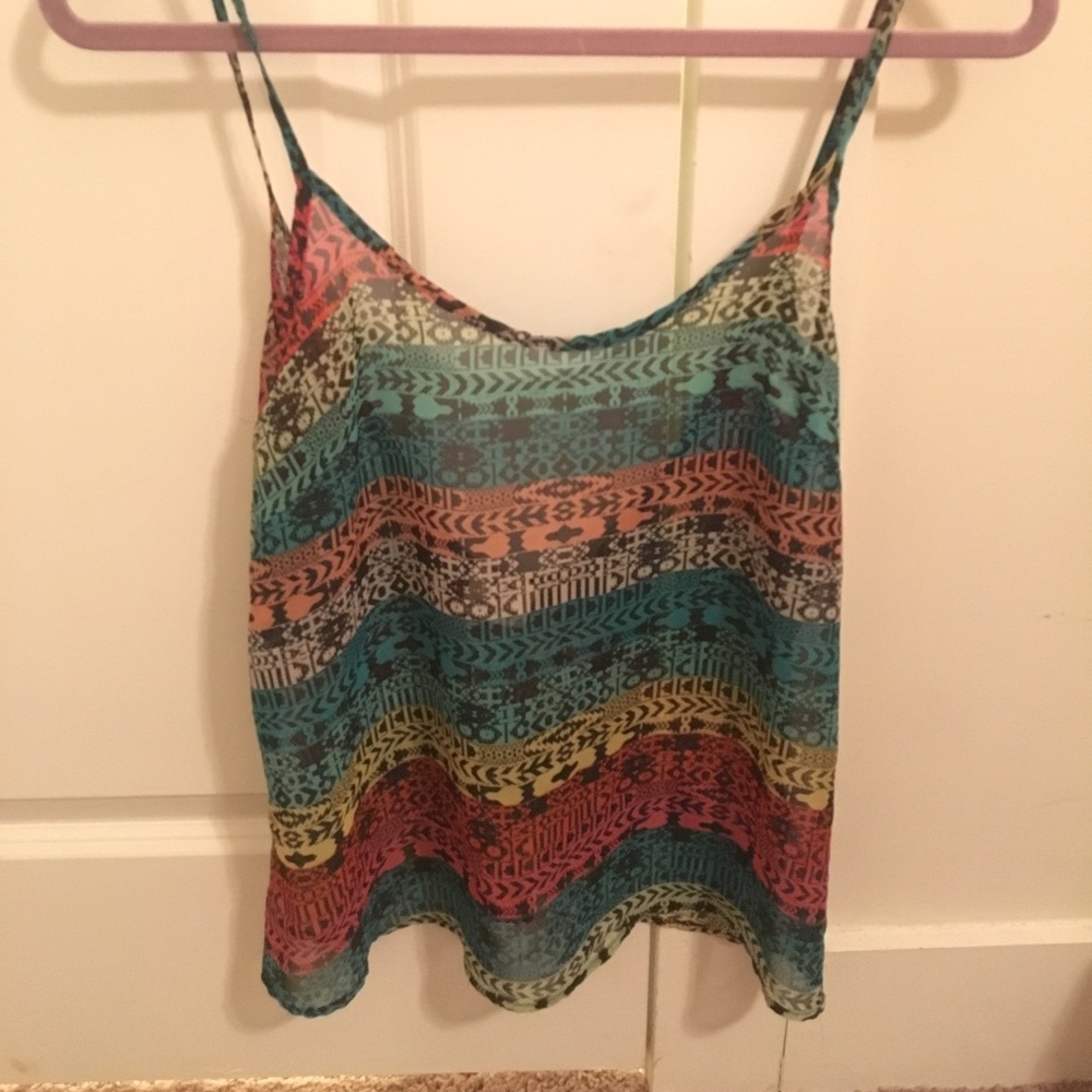 Color tank top