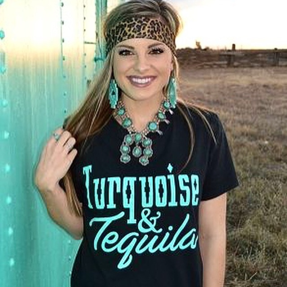 Crazy Train "Turquoise & Tequila" T Shirt!