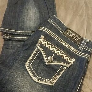 Rock and roll cowgirl jeans