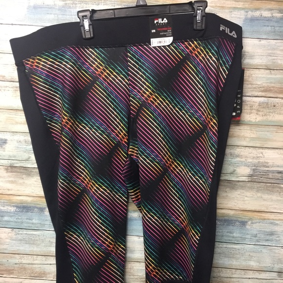 Fila printed paradise workout plus size capris - Picture 2 of 3