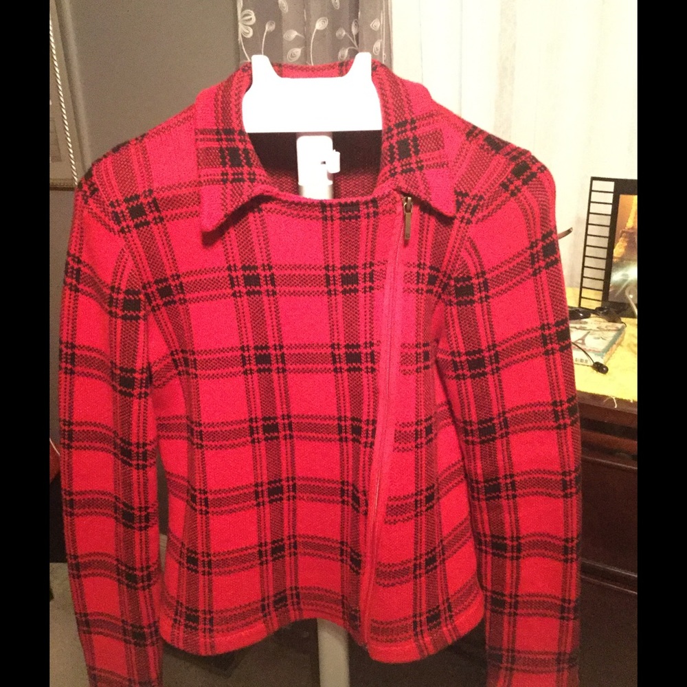 Chaps Ralph Lauren Zip Up Cardigan Jacket